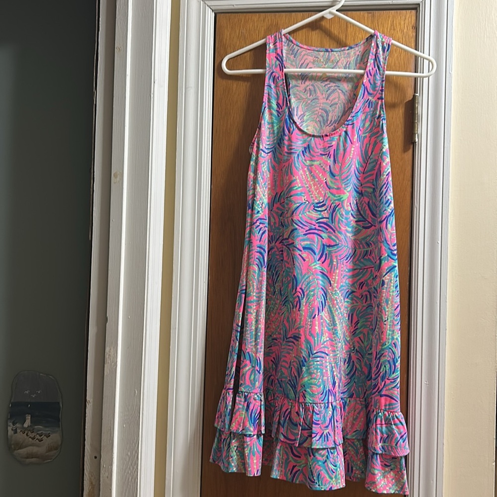 Women’s Lilly Pulitzer sleeveless Pima cotton short dresss